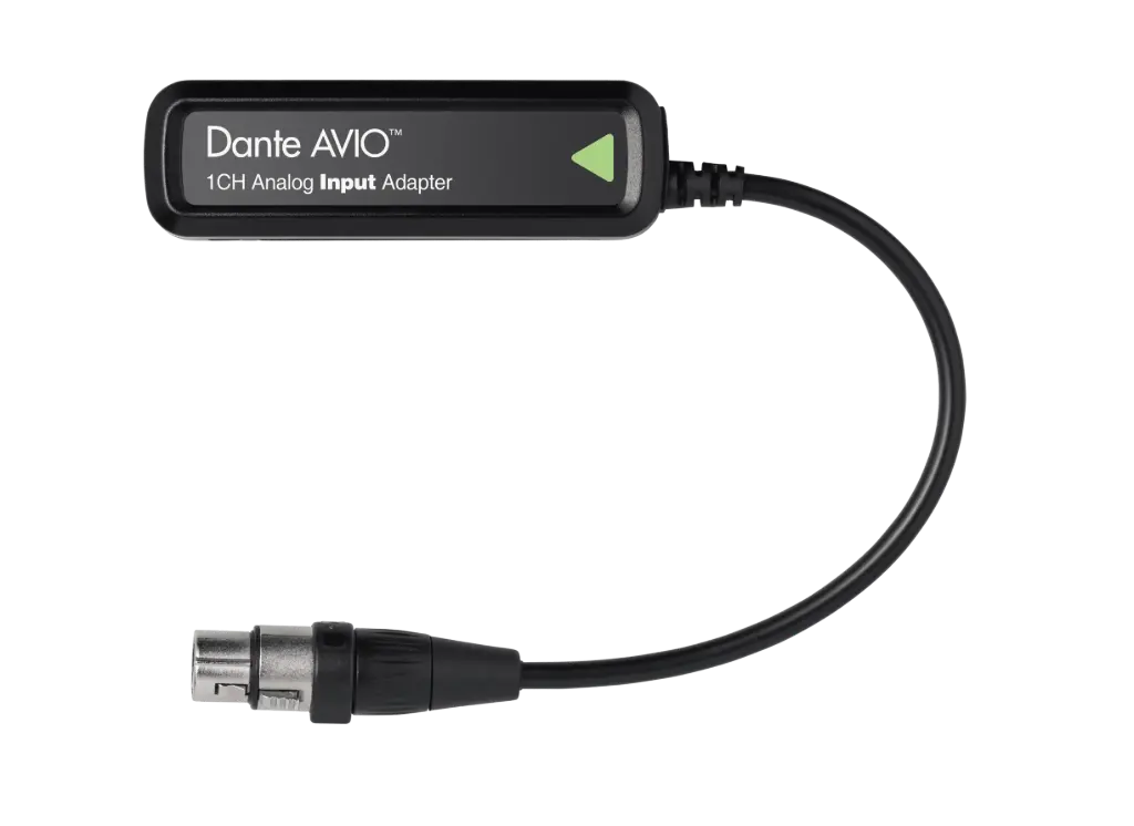 Dante AVIO Analog 
Input 1x0